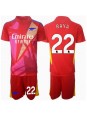 Arsenal David Raya #22 Målvakt Replika Borta Kläder Barn 2024-25 Kortärmad (+ byxor)